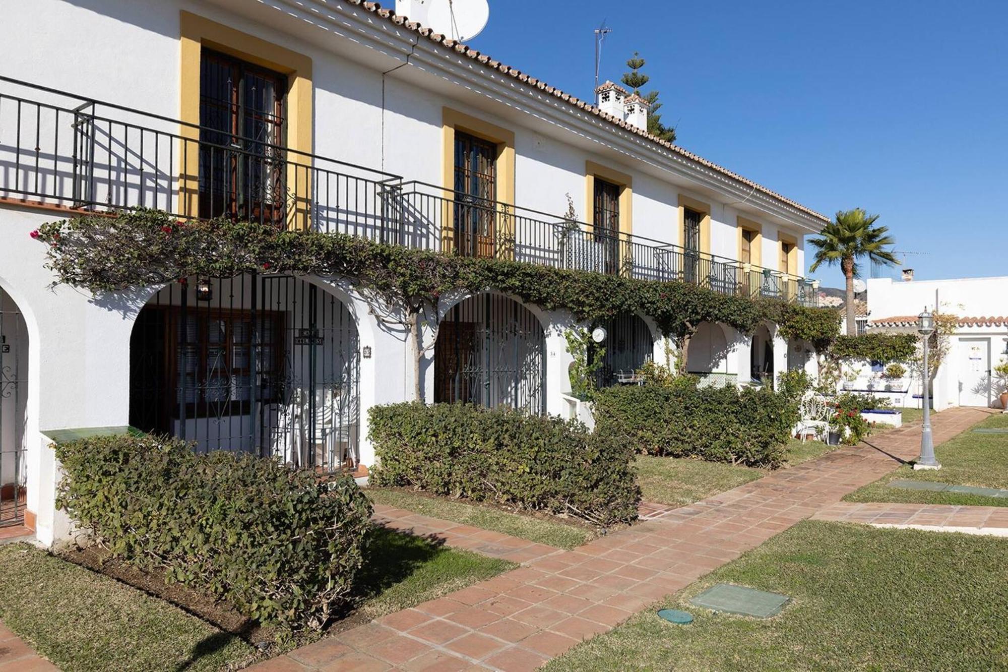 042 Classic 2 Bed Andalusian Townhouse 500M From Beach Mijas Exterior photo